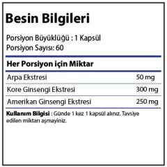 Olimp Platinum Ginseng 60 Kapsül